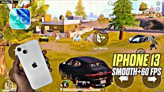 iPhone 13 🔥/ SMOOTH+EXTREME Graphics 😍/ iOS 26 BGMI Gaming Test