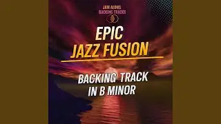 Epic Modern Jazz Fusion Guitar Backing Track in B minor | 112 bpm