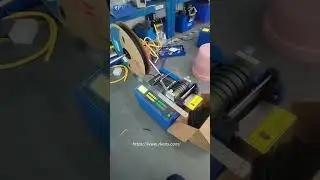Automatic cutting machine for  rubber strip soft tubes strap#cutter