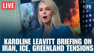 Karoline LIVE: White House Press Briefing on Iran, ICE, Greenland Tensions | US News | Trump