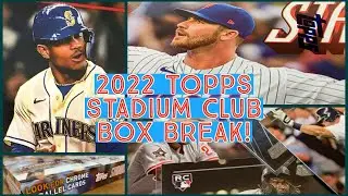 2022 Topps Stadium Club Baseball Hobby Box Break!