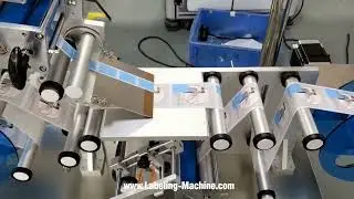 Automatic label rolls to rolls labeling machine film roll to roll label applicator