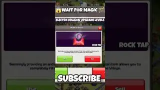 😱wait for magic 🪄rune 💥elixir upgrading | clash of clans#clashofclans#coc#rock_tap#shorts#youtube
