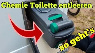 Toilette leeren im Wohnmobil oder Wohnwagen - WC Kassette entleeren
