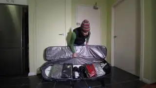 BURTON WHEELIE BOARD CASE REVIEW 2017 - SNOWBOARDING