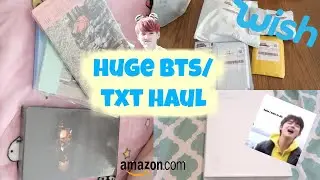 unboxing 10 BTS albums in one video...🌟kpop haul