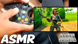 ASMR FORTNITE GAMING CONTROLLER SOUNDS *NO TALKING* | Gaming Outchea