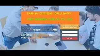 TheAdsTeam - Earn by Clicking 10 ads Daily + Bonus PTC ads FREE