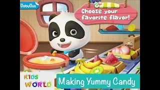BabyBus, Little Panda Candy Shop, How to make Candy, Best App Demo for Kids
