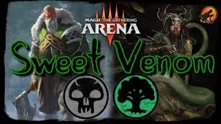 The Poisonous Pair | MTG Arena - Golgari Deathtouch Poison Elf Innistrad Midnight Hunt Standard BO1