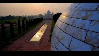 Taj Mahal Drone View 4K | No Copyright Aerial Footage | Free to Use - USE DATA