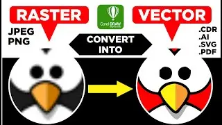 How to convert jpeg or png into vector in CorelDraw | CorelDraw Tutorial | CorelDraw X7