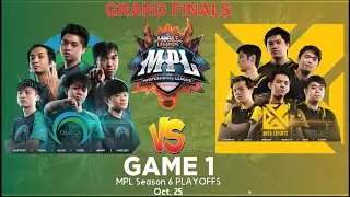 MPL-PH S6 PLAYOFFS GRAND FINALS| SMART OMEGA VS BREN ESPORTS(GAME 1)|MLBB