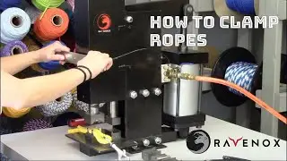 Ravenox Rope Clamp Machines | How to Clamp Rope | How to Use Rope Clamp | Metal Rope Clamps #Shorts