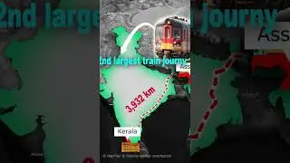 India's second longest train journey, Kerala to Assam train