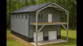 Discover the Ultimate 28x60 Barndominium Kit [Two-Story Gable Roof]