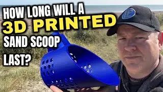 3D Printed Scoop Test | Beach metal detecting | Nokta Legend