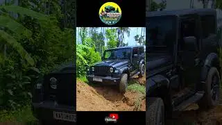 Stock Thar on a new offroad track! #mahindrathar #offroadtrack