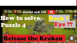 How to solve Puzzle 4 Release the Kraken : Virtual Villagers Origins 2 VV2