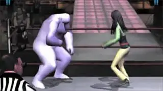 Baymax vs Mulan Disney Wrestling