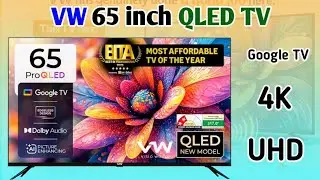 VW 65 inches Pro Series 4K Ultra HD QLED Google TV 🔥