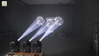 TIPTOP 90W Led Moving Head Spot Light 3 Facet Prism Lens