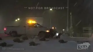 01-22-2025 Sneads Ferry, NC - Major Coastal Snow Storm Creating Hazardous Driving Conditions