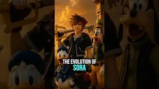 The Evolution Of Sora (Kingdom Hearts) #sora #kingdomhearts #gaming #evolution #history #anime