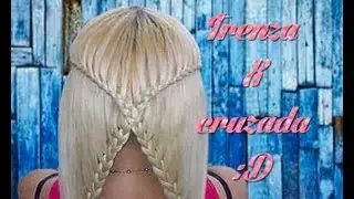 COMO HACER  LA TRENZA X CRUZADA | CRISS CROSS BRAID  HAIR TUTORIAL | VIRIYUEMOON