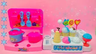 6 Minutes Satisfying with Unboxing Cute Pink Ice Cream Store Cash Register ASMR | Review Toys