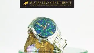 OPAL WATCH, FIRE OPAL WATCH, OPAL FACE WATCHES FROM AUSTRALIAN OPAL DIRECT | WORLDWIDE SHIPPING