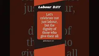 Honoring the Dignity of Labour #motivation #lifelessons #personalgrowth #wisdom#inspirationalquotes