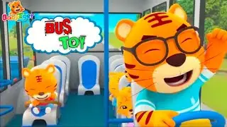 Bus Toy Tiger 🐅 Cartoon Videos,