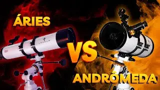 REFLETOR VS REFRATOR | TELESC&Oacute;PIO ANDR&Ocirc;MEDA 130MM VS TELESC&Oacute;PIO &Aacute;RIES 120MM | QUAL &Eacute; O MELHOR?