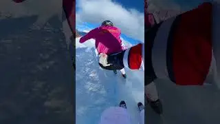 GoPro | Intense Ice Cross Race POV 🎬 Rob Worling #Shorts #IceSkating