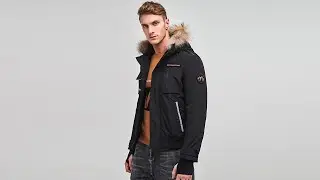 Ambition Land Men's Jackets Winter Parka Windproof Outerwear Warm Casual Hooded Jacket Coats