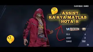 meaning of assist 🤔 #garenafreefirr eliminate or assist player 1 time golden assist help up teammate