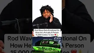 Rod Wave On Being In 15,000 Arena #rodwave #interview #subscribe #song #sadmusic #joebudden #shorts