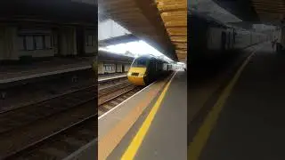 GWR HST departing Dawlish going to Penzance #gwr #train #trainspotting