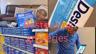 Restocking groceries 