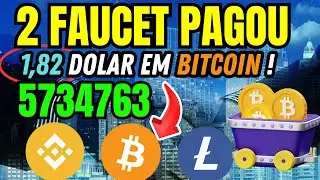 🔥 2 FAUCET PAGOU 1,82 D&Oacute;LAR EM BITCOIN. GANHE BTC GR&Aacute;TIS.