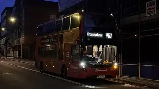 FULL ROUTE VISUAL - Route N277: Angel, Islington - Crossharbour, ASDA - SLN 11368 (SK20 AYZ)