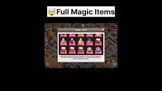 Gold Pass Rewards, Full Storage of Magic Items,Books,Rune, #coc #townhall #clashofclans #gaming