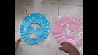 Baby shower cap for newborn baby 6-12 months, Adjustable baby bathing head cap, bathing cap for baby