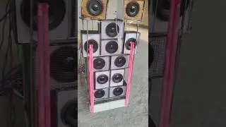 | mini dj High sound system 6 Top Pressure + 6 dual setup | #shorts #trending