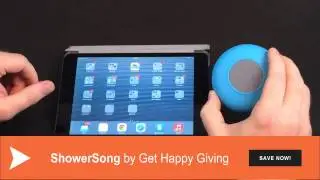 ShowerSong Bluetooth Waterproof Wireless Shower Speaker - How To Pair With Your Device Video