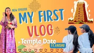 My First Vlog 🛕 | Temple Date with My Best Friend🤍#MyFirstVlog#templevlog#ganeshgadda#mintydiaries 