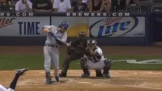 Colby Rasmus Hits A Home Run On A Pitch That Almost Hits Him (2012)