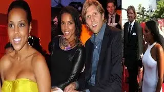 Dirk Nowitzki  and his wife Jessica Olsson Nowitzki