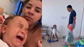 QUE DÓ 😭 JORGE CHORA COM SAUDADE DO JOÃO GOMES E SÓ ACALMA COM A CHEGADA DO PAPAI EM CASA!